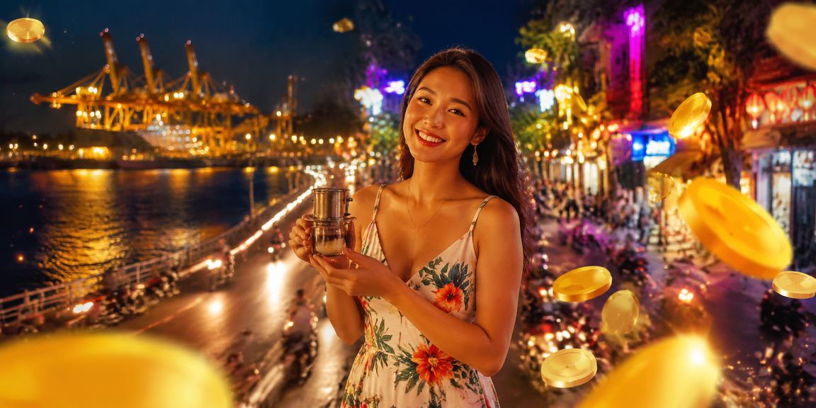 Khách chơi thưởng thức cà phê tại Vũng Tàu khi tham gia cá cược